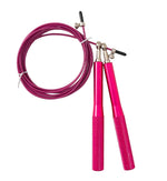 Load image into Gallery viewer, Corde à sauter rapide avec doubles points et poignée en métal