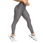 Load image into Gallery viewer, Leggings de fitness taille haute couleur pêche pour femmes