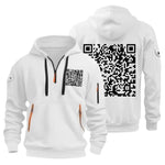 Load image into Gallery viewer, Sweat-shirt drôle avec code QR pour homme – Scan Me Hoodie, cadeau de Noël