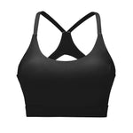 Load image into Gallery viewer, Women's Yoga Sports Bra with Cross Back Design