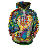 Load image into Gallery viewer, Digital Print Monkey Oil Painting Loose Hoodie for All