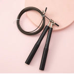 Load image into Gallery viewer, Corde à sauter rapide avec doubles points et poignée en métal