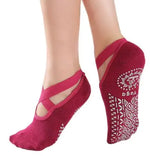 Load image into Gallery viewer, Cross belt yoga socks