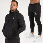 Load image into Gallery viewer, Sweat à capuche zippé pour homme - Vêtements de sport respirants et ajustés