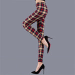 Load image into Gallery viewer, Plaid Push Up Leggings for Women - Fashionable Style