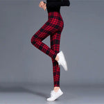 Load image into Gallery viewer, Plaid Push Up Leggings for Women - Fashionable Style