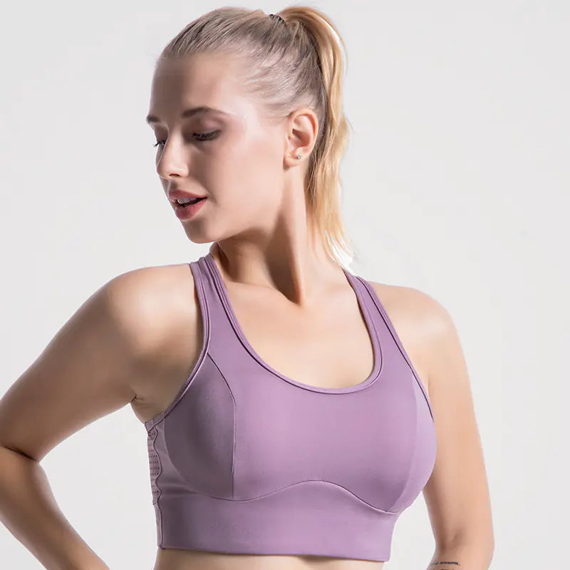 Lace Sports Bra for Running and Yoga - Breathable Design