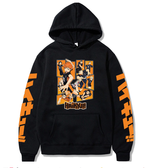 Sweats à capuche Haikyuu Anime pour hommes et femmes (One Piece)