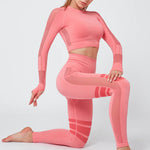 Load image into Gallery viewer, Ensemble de vêtements de yoga et de sport pour femmes
