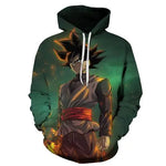 Load image into Gallery viewer, 3D Printed Dragon Ball Character Hoodie Sweater
