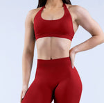 Load image into Gallery viewer, Matte Nylon Seamless Sports Bra
