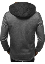 Load image into Gallery viewer, Men&#39;s Casual Color Block Zip-Up Hoodie Jacket (M-3XL)
