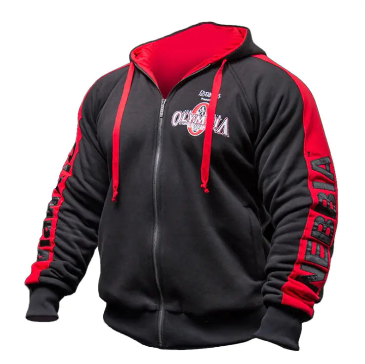 Fitness Jacket for Muscle Bros - Plus Size Hoodie