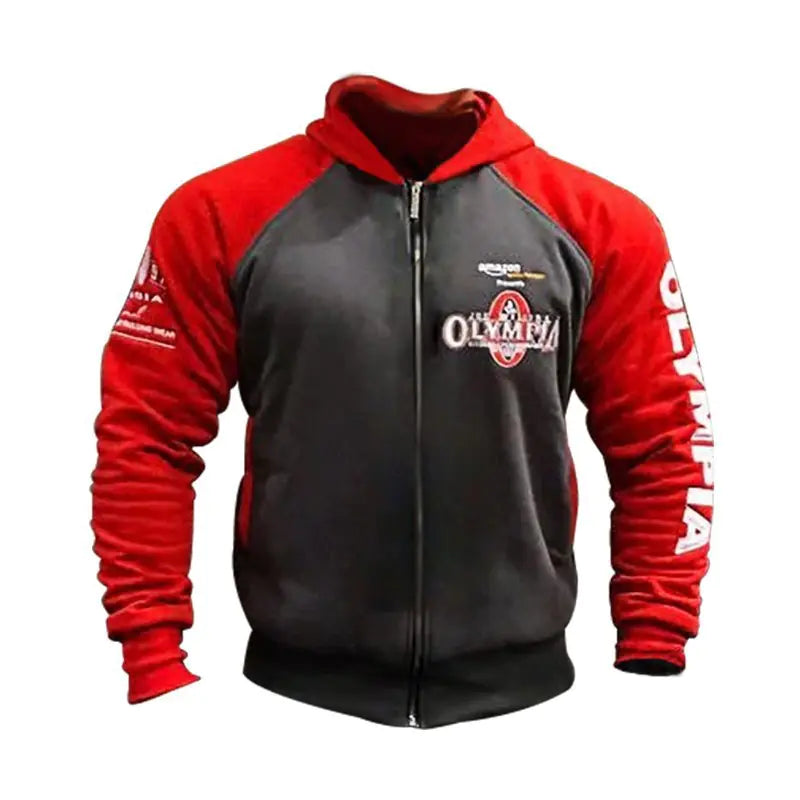 Fitness Jacket for Muscle Bros - Plus Size Hoodie