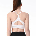 Load image into Gallery viewer, Women&#39;s Yoga Sports Bra with Cross Back Design
