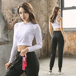 Load image into Gallery viewer, Ensemble de vêtements de sport 3 pièces pour femmes, pour le yoga et la course à pied
