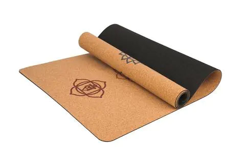 Tapis de yoga en caoutchouc naturel TPE avec matériau en liège