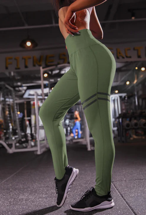 Yoga Pants, 3/4 Length Leggings, Base Layer Trousers
