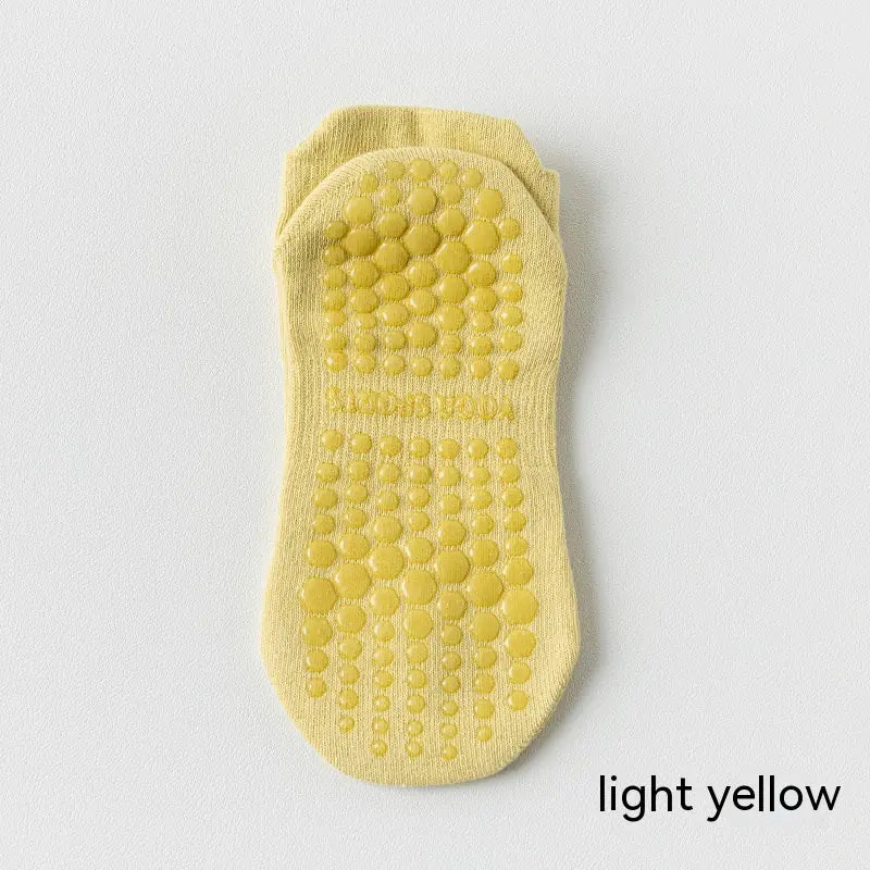 Women's Non-slip Silicone Cotton Pilates Fitness Socks