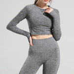 Load image into Gallery viewer, Ensemble de yoga pour femme - Tenue de sport

