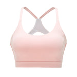 Load image into Gallery viewer, Women&#39;s Yoga Sports Bra with Cross Back Design
