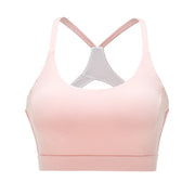 Women's Yoga Sports Bra with Cross Back Design