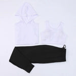 Load image into Gallery viewer, Ensemble de vêtements de sport 3 pièces pour femmes, pour le yoga et la course à pied
