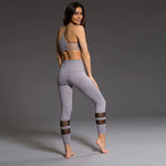 Load image into Gallery viewer, Legging Yoga Pants with Mesh Panel and Ankle Design
