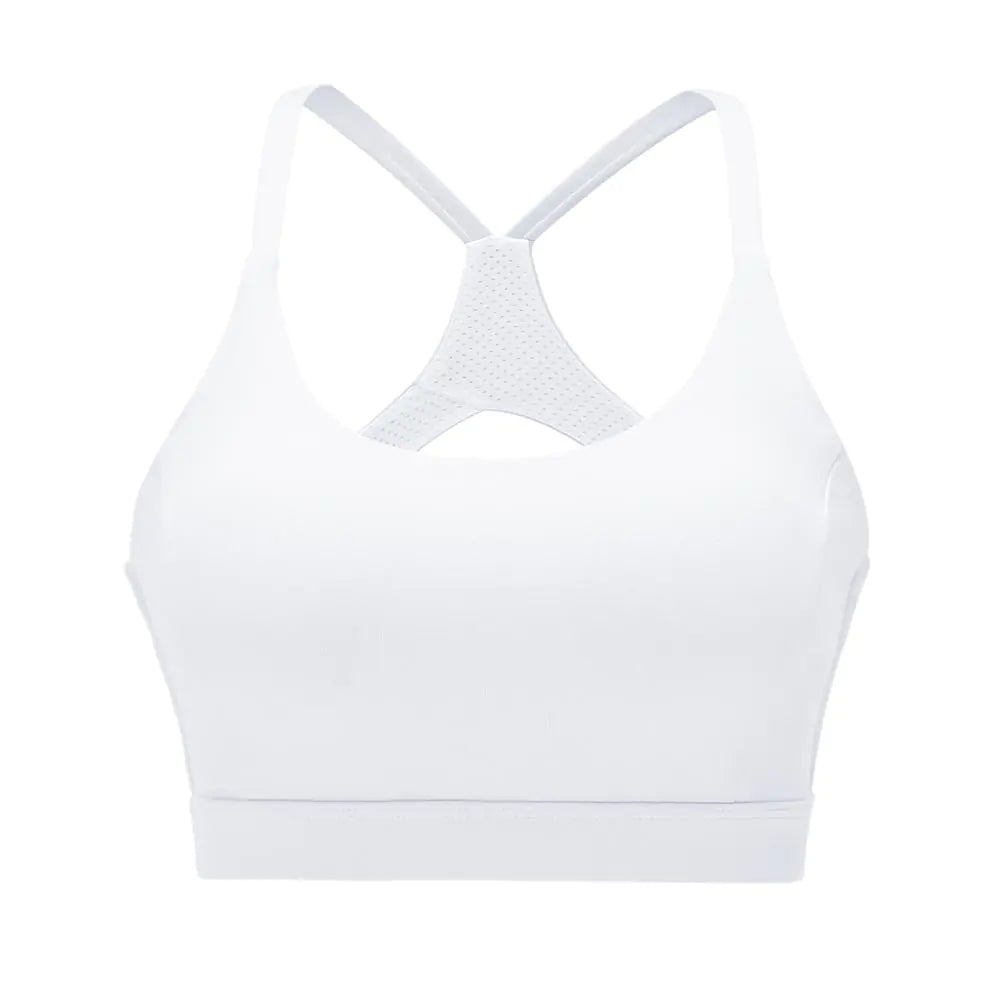 Women's Yoga Sports Bra with Cross Back Design