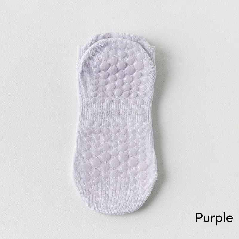 Women's Non-slip Silicone Cotton Pilates Fitness Socks
