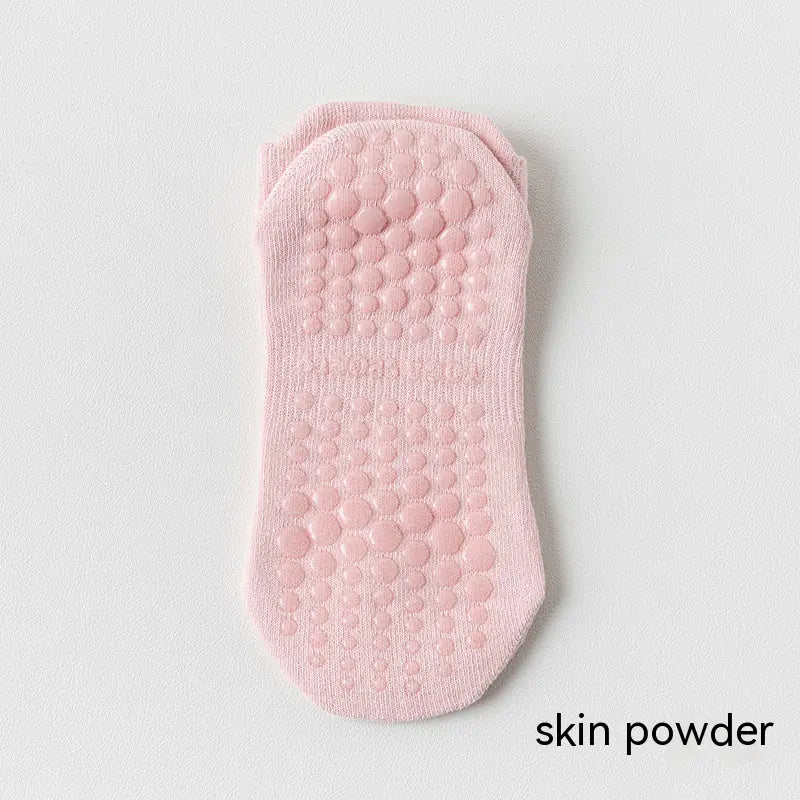 Women's Non-slip Silicone Cotton Pilates Fitness Socks