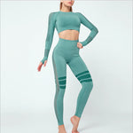 Load image into Gallery viewer, Ensemble de vêtements de yoga et de sport pour femmes
