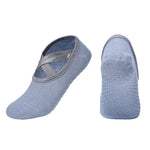 Load image into Gallery viewer, Non-Slip Cross Strap Yoga Socks
