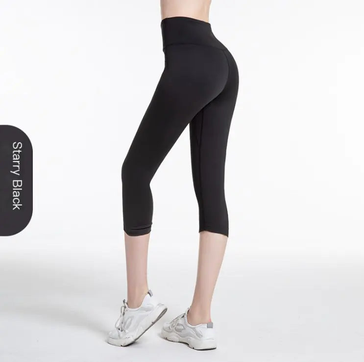 Leggings de yoga taille haute à empiècements en maille pour femmes