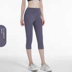 Load image into Gallery viewer, Leggings de yoga taille haute à empiècements en maille pour femmes
