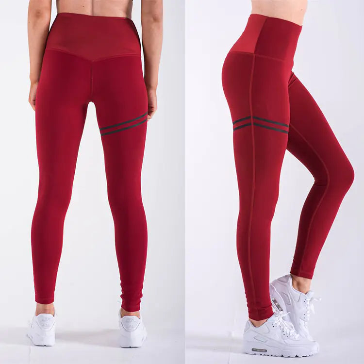 Yoga Pants, 3/4 Length Leggings, Base Layer Trousers