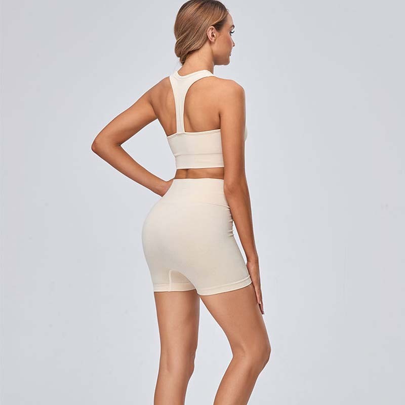 Women’s Yoga Wear Set | Sports Bra & Shorts Performance Outfit - Image 8