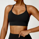 Women’s Cross-Back Tight Sports Bra | Fitness Training Top